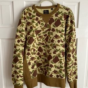 LL Bean x Todd Snyder Camo Sweatshirt, XL